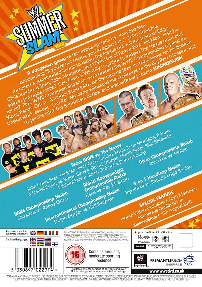WWE DVD コレクション 2010 13枚セット WWE 2010 DVD Collection (Non-PPV) - YouTube